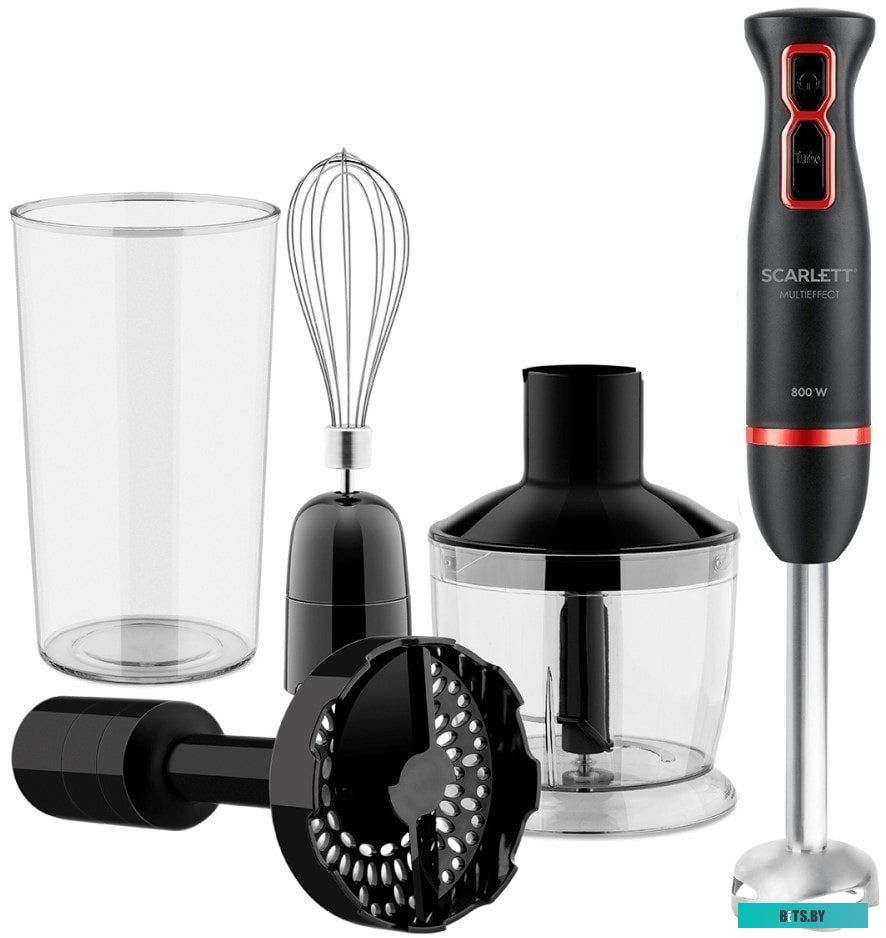 SC-HB42M44 Black with red Блендер SCARLETT SC-HB42M44 Black with red