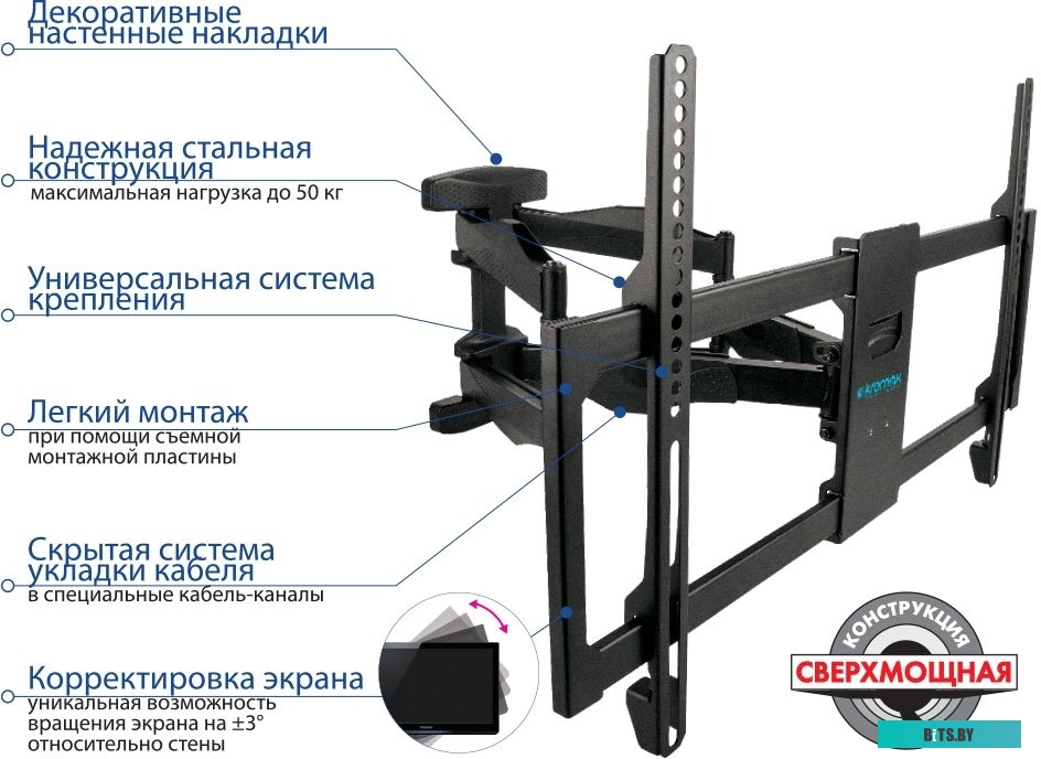 Кронштейн для телевизора Kromax ATLANTIS-35