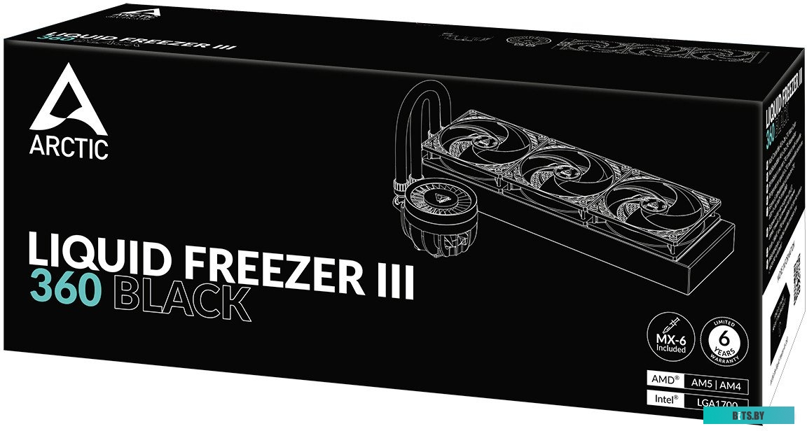 Жидкостное охлаждение для процессора Arctic Liquid Freezer III 360 Black ACFRE00136A