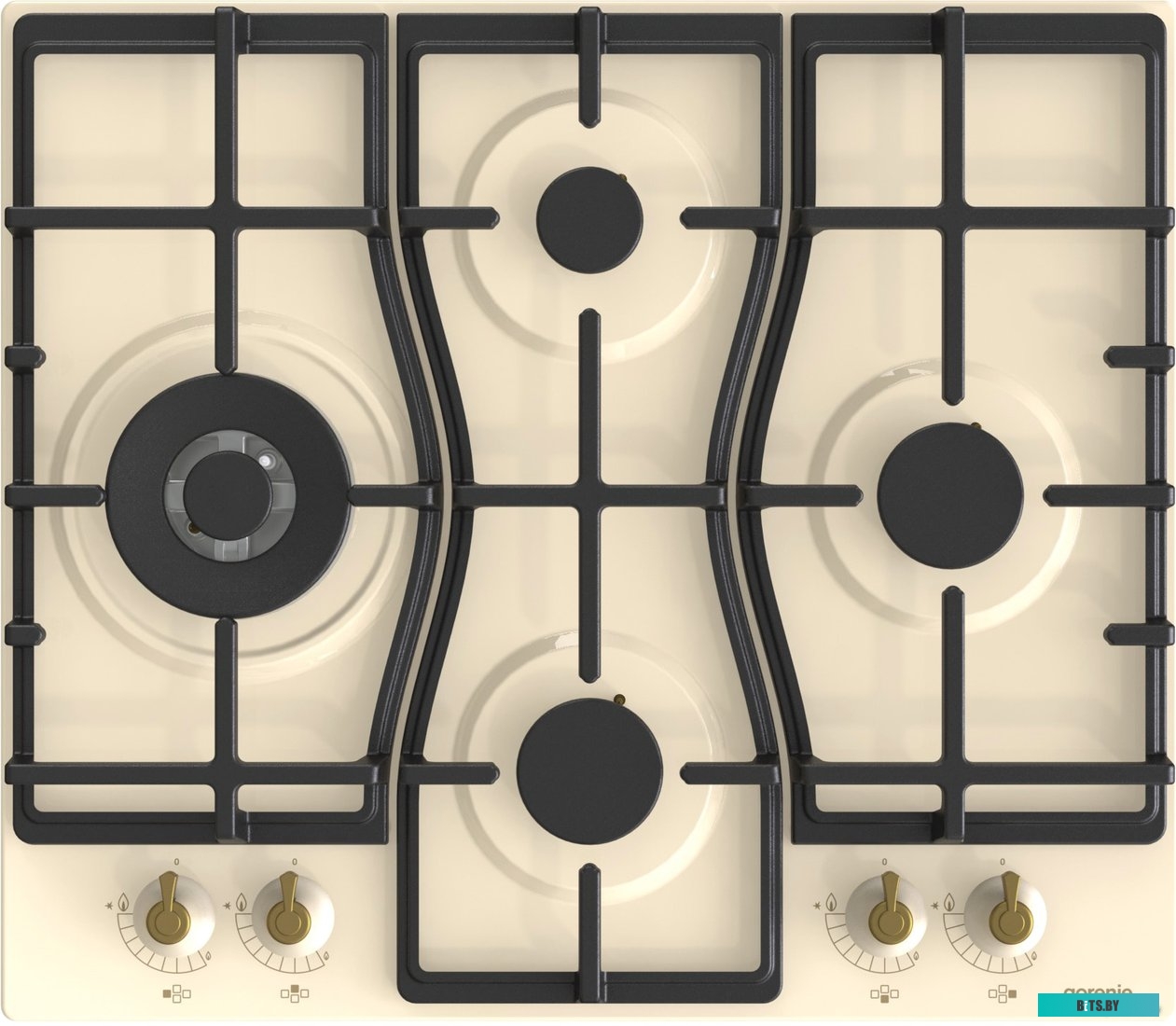 GW6D42CLI Газовая варочная поверхность Gorenje GW6D42CLI слоновая кость