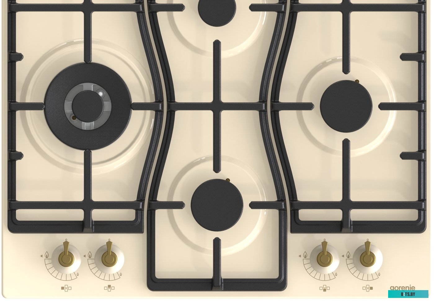 GW6D42CLI Газовая варочная поверхность Gorenje GW6D42CLI слоновая кость