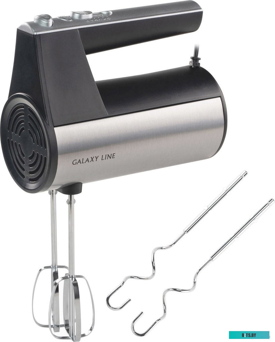 ГЛ2223Л Миксер ручной Galaxy Line GL 2223 400Вт черный/серебристый