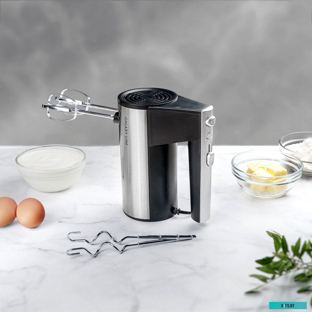 ГЛ2223Л Миксер ручной Galaxy Line GL 2223 400Вт черный/серебристый