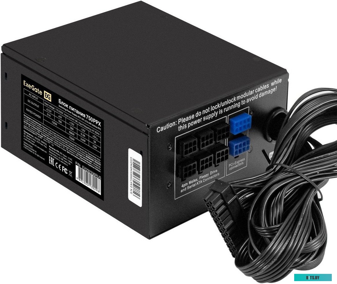 Блок питания ExeGate 750PPX EX292336RUS