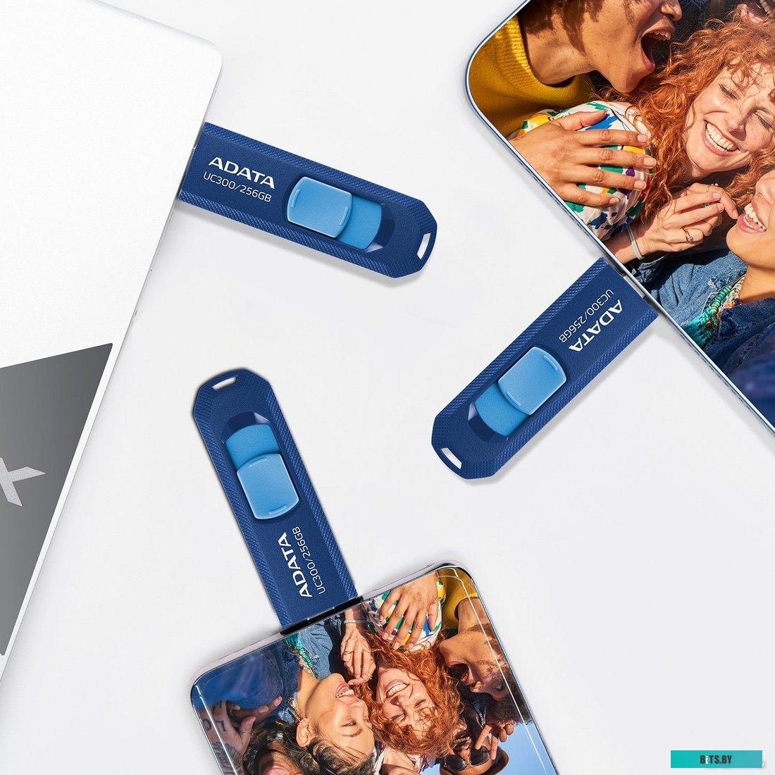 Флешка USB A-Data UC300 256ГБ ACHO-UC300-256G-RNB/BU