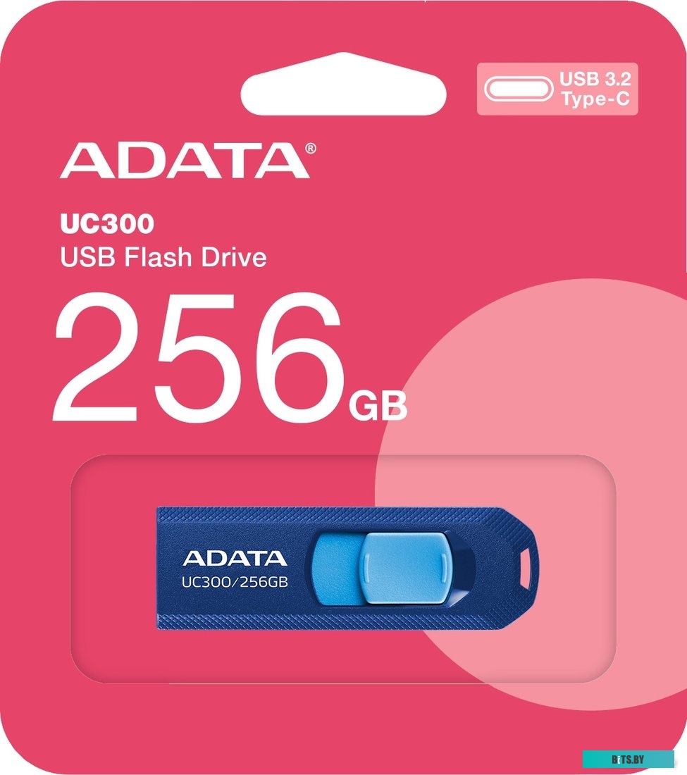Флешка USB A-Data UC300 256ГБ ACHO-UC300-256G-RNB/BU