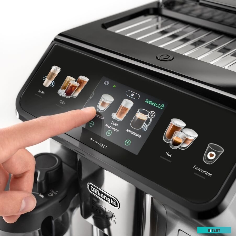 ECAM450.65.S Кофемашина Delonghi Eletta Explore ECAM450.65.S 1450Вт серебристый
