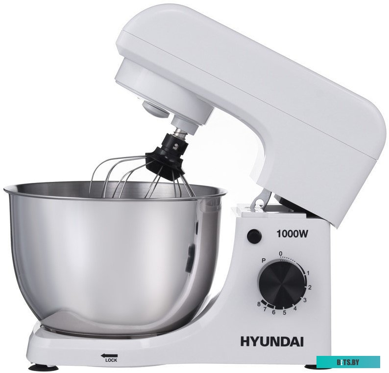 HYM-S4451 Миксер планетарный Hyundai HYM-S4451 1000Вт белый/черный