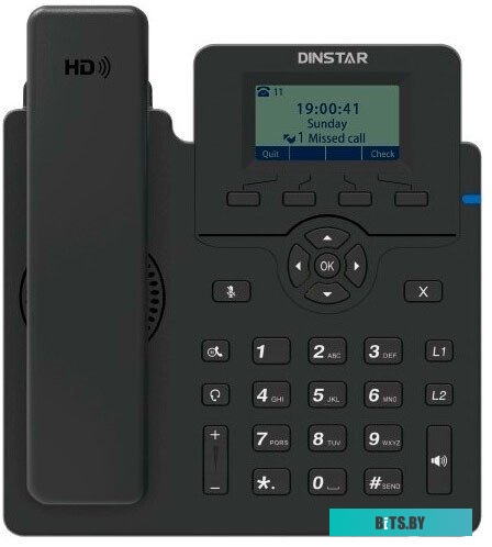 C60UP Телефон IP Dinstar C60UP черный
