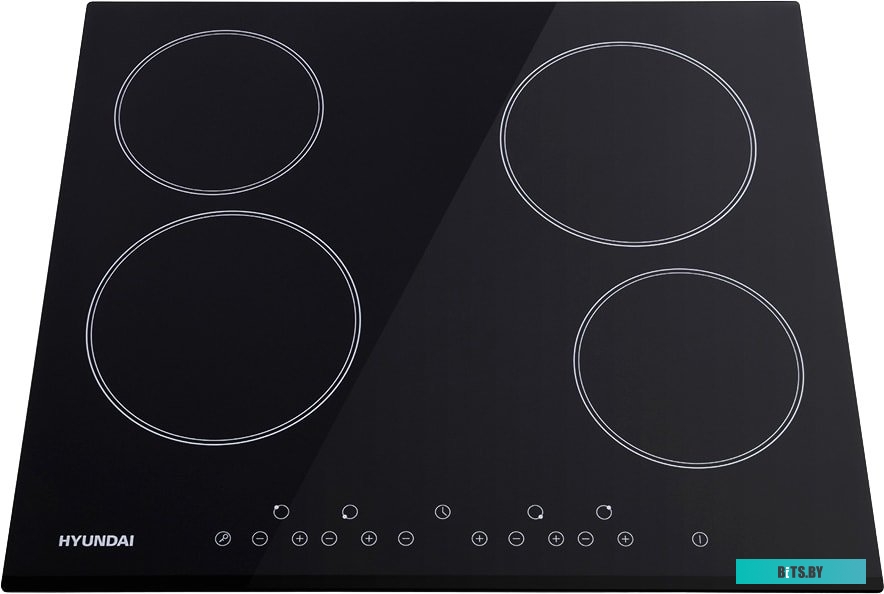 HHE 6450 BG Варочная поверхность Hyundai HHE 6450 BG черный