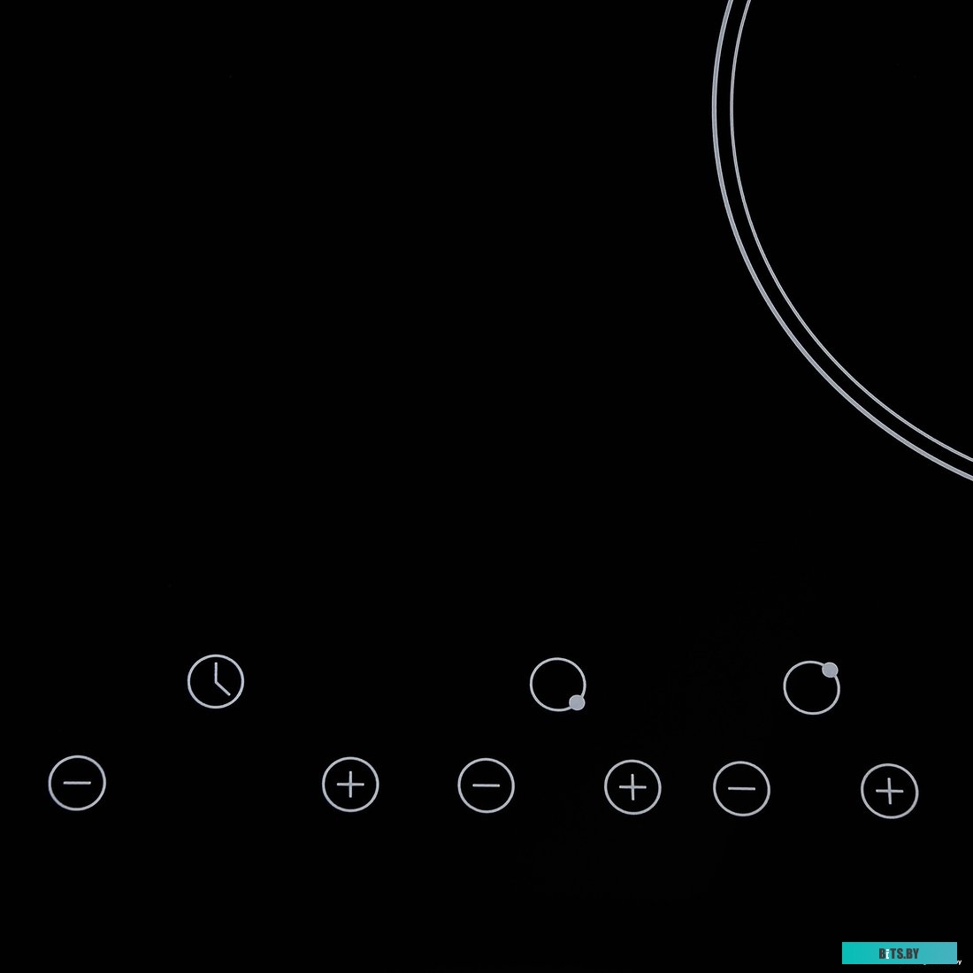 HHE 6450 BG Варочная поверхность Hyundai HHE 6450 BG черный