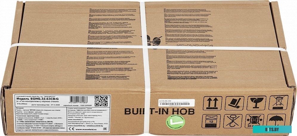 КА-00013520 Газовая варочная поверхность Maunfeld EGHG.32.63CB/G черный