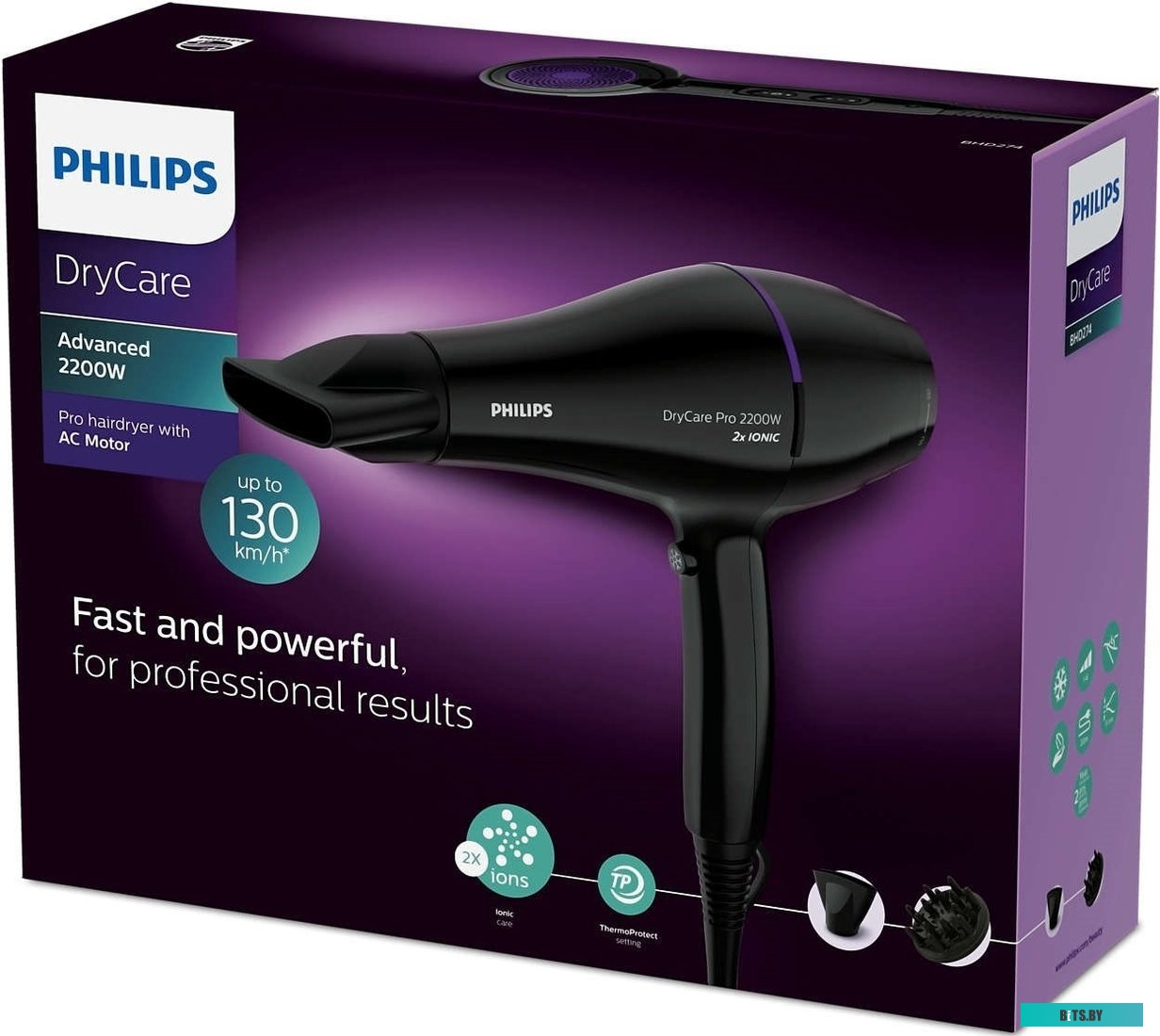BHD274/00 Фен Philips BHD274/00 2200Вт черный