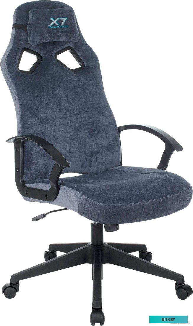 X7 GG-1400 Кресло игровое A4Tech X7 GG-1400 синий крестов. пластик