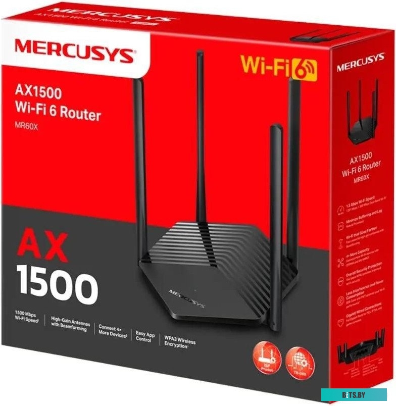 Роутер Wi-Fi Mercusys MR60X V2
