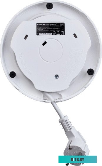 HYK-G3606 Чайник электрический Hyundai HYK-G3606, 2200Вт, белый и прозрачный