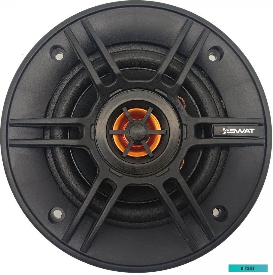 SWAT SP-C4 Колонки автомобильные Swat SP-C4 130Вт 88дБ 4Ом 10см (4дюйм) (ком.:2кол.) коаксиальные двухполосные