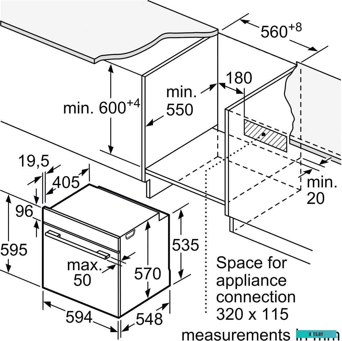 HBA5360B0 Духовой шкаф Электрический Bosch HBA5360B0 черный