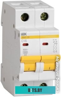 Автоматический выключатель IEK ВА47-29 2П 50А 4,5кА тип C