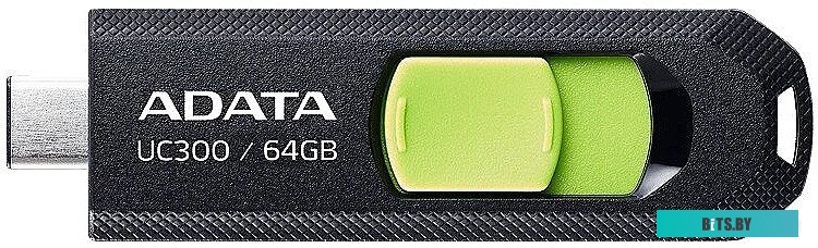 Флеш-драйв ADATA UC300 64GB ACHO-UC300-64G-RBK/GN