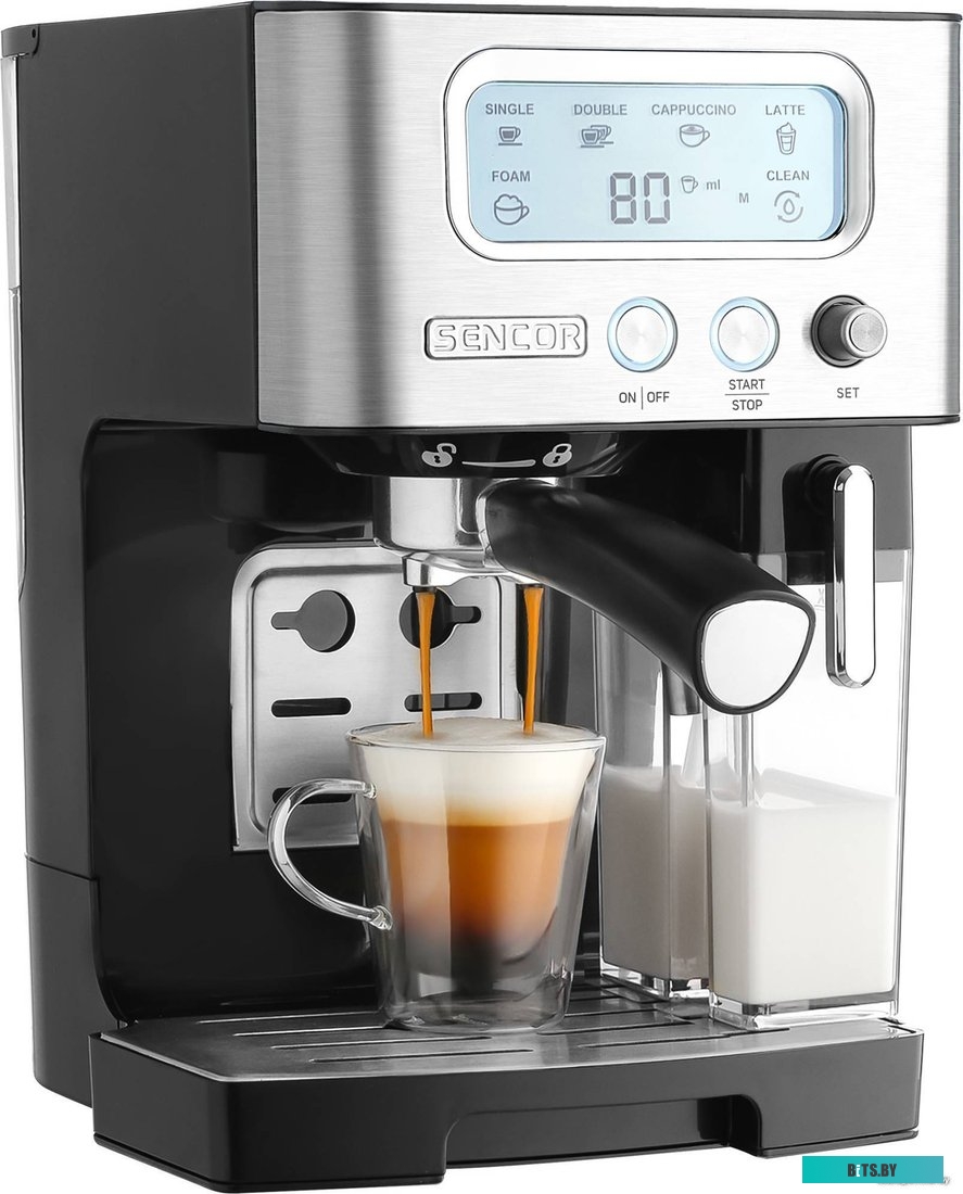 SES 4090 SS Рожковая помповая кофеварка Sencor SES 4090 SS
