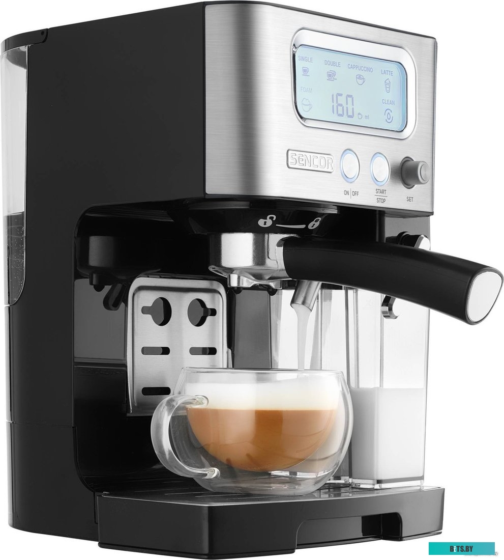 SES 4090 SS Рожковая помповая кофеварка Sencor SES 4090 SS