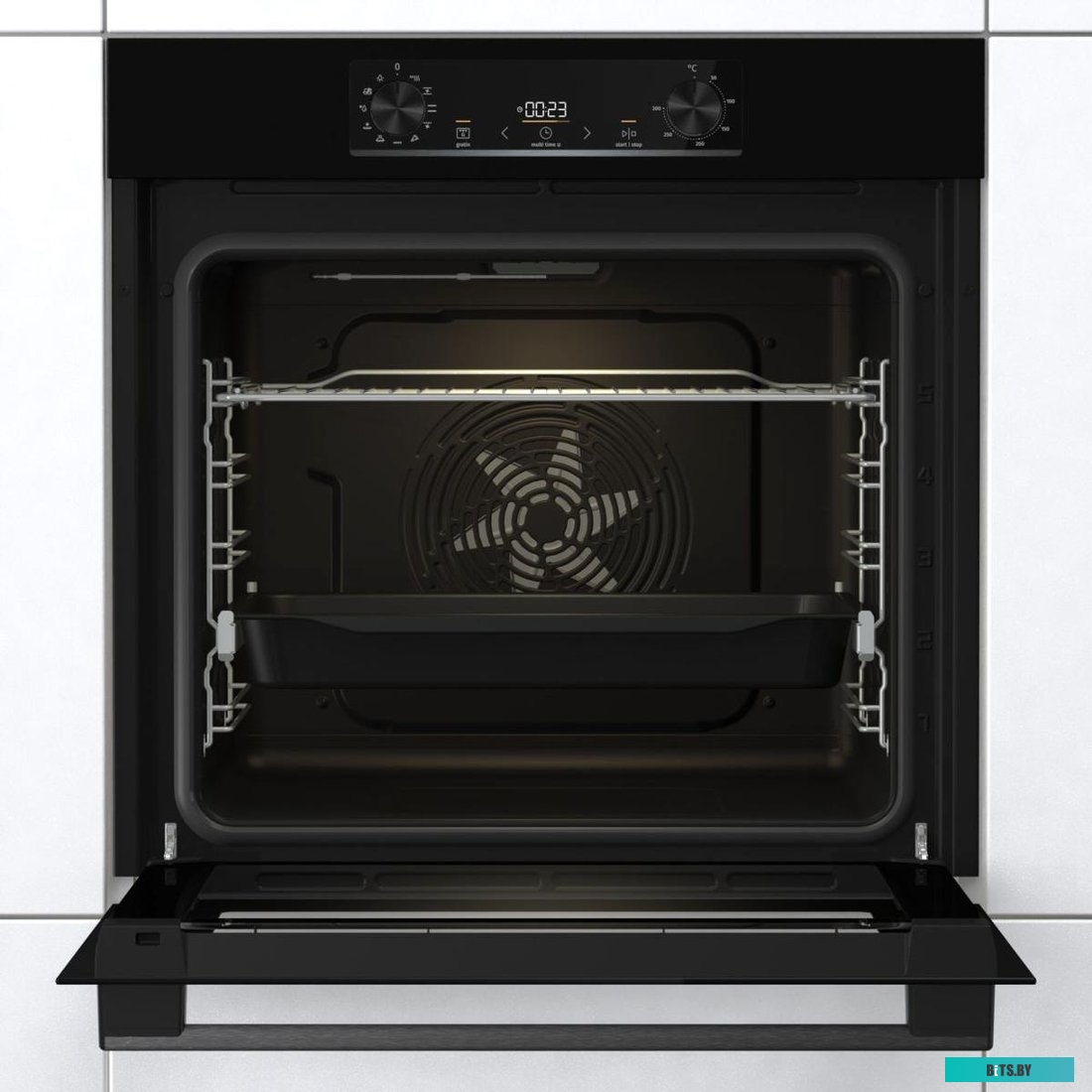 BO6735E05B Встраиваемые электрические духовки GORENJE/ Духовой шкаф, Полезный объем: 77 л,Класс энергопотребления: A, Сенсорный программатор IconLED, 