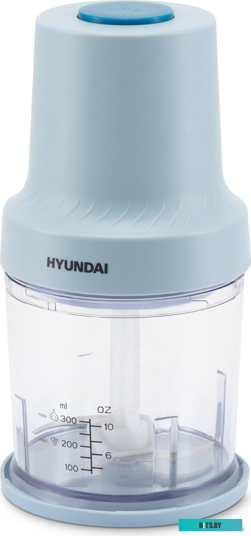HYC-P3138 Измельчитель электрический Hyundai HYC-P3138 0.8л. 300Вт голубой/белый