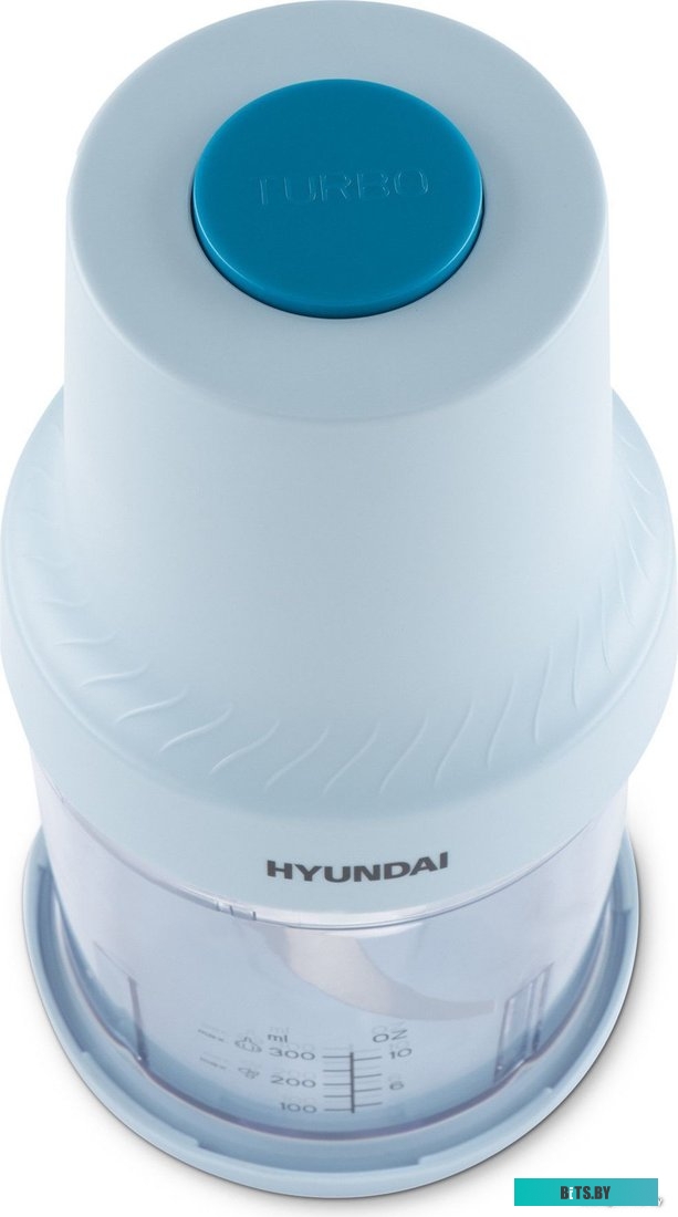 HYC-P3138 Измельчитель электрический Hyundai HYC-P3138 0.8л. 300Вт голубой/белый