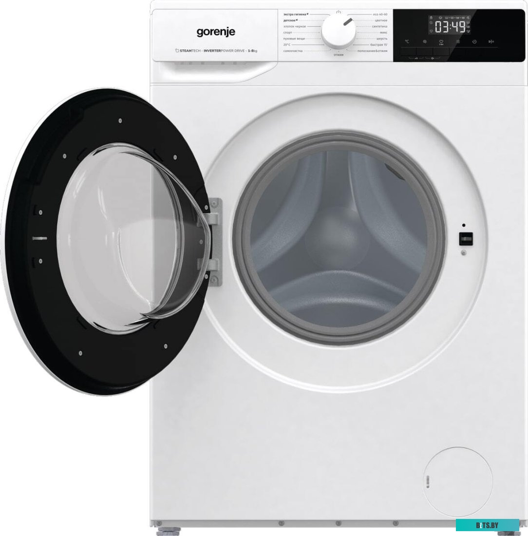 WNHPI84AS/R Стиральная машина Gorenje WNHPI84AS/R загр.фронтальная макс.:8кг белый
