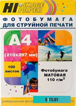 Фотобумага Hi-Black Hi-Image матовая А4, 110 г/м2, 100 л [A2123]