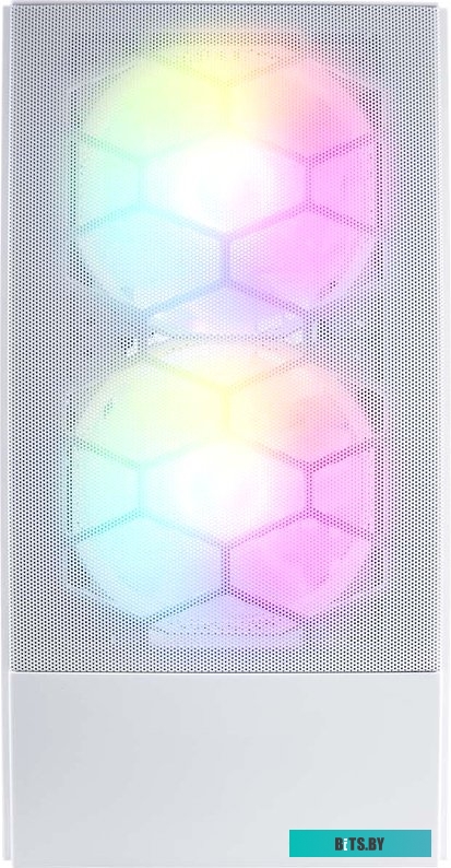 Корпус 1stPlayer Firebase X4-M-WH-2F1P-W-1F1-W