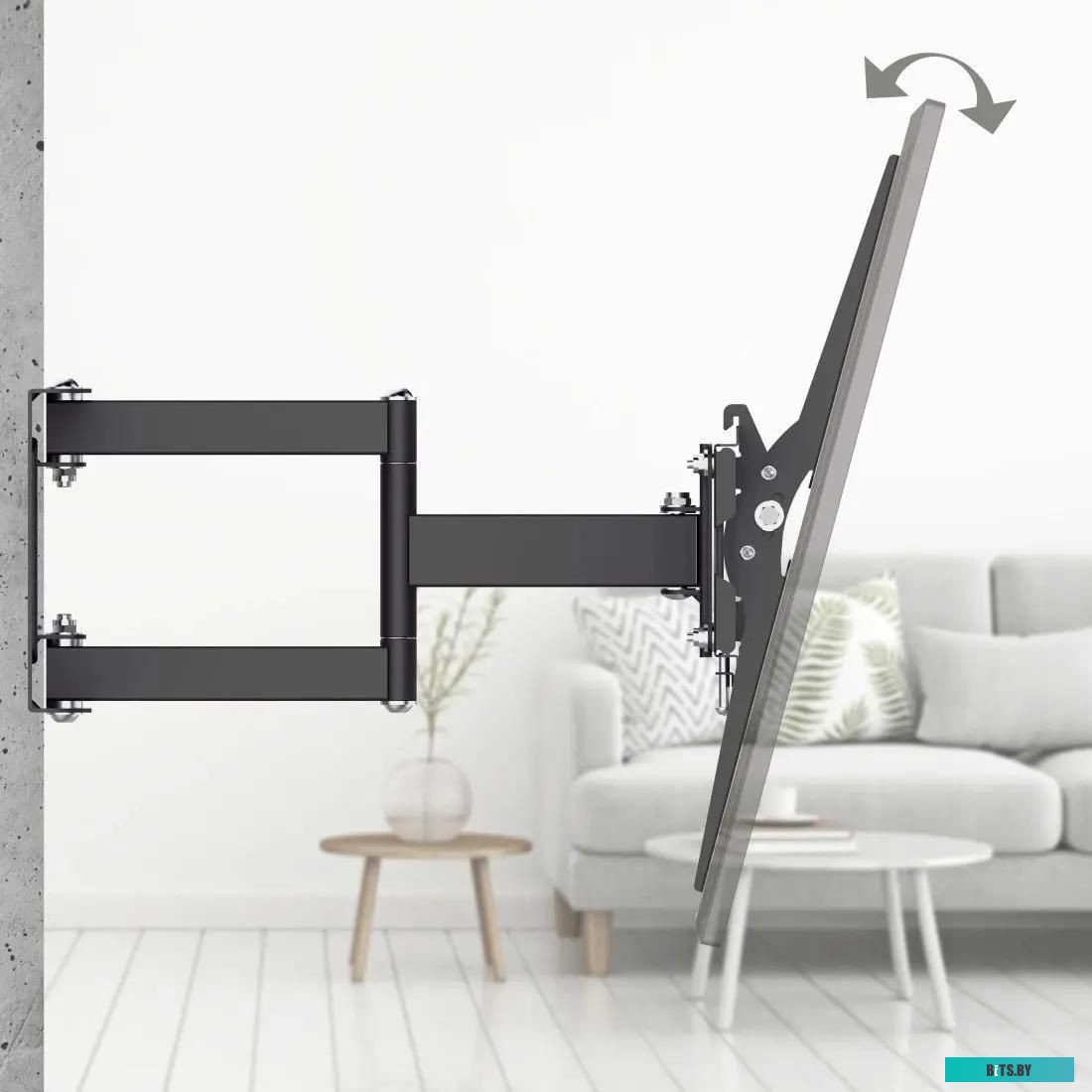 00220829 Кронштейн для телевизора Hama 00220829 черный 32"-65" макс.35кг настенный поворотно-выдвижной и наклонный