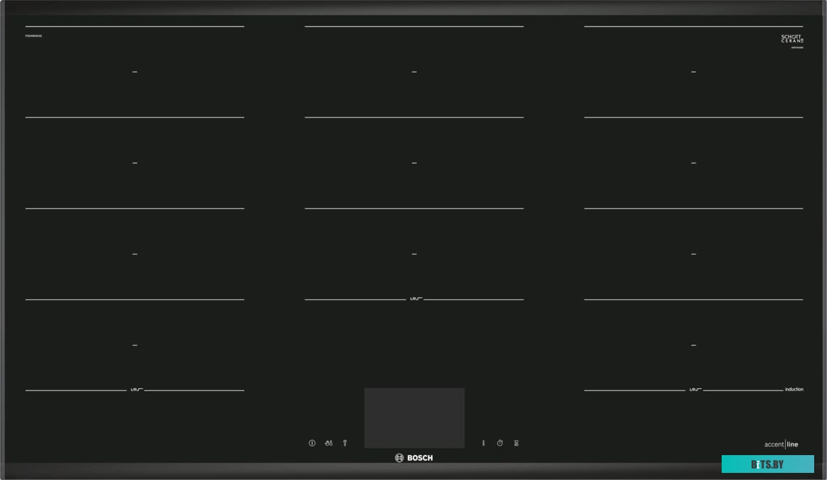 PXX995KX5E Индукционная варочная поверхность Bosch PXX995KX5E черный