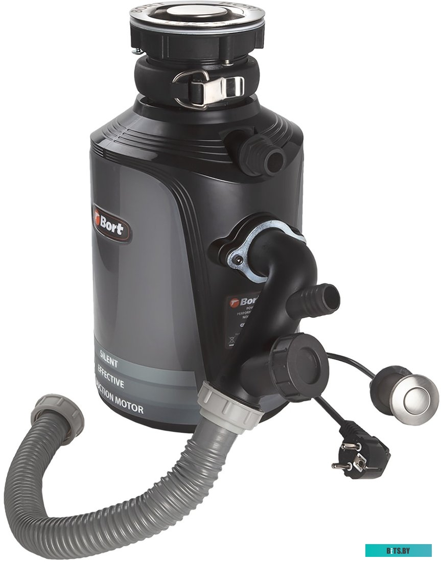 93410761 Измельчитель пищевых отходов Bort Alligator Plus 750Вт черный [93410761]