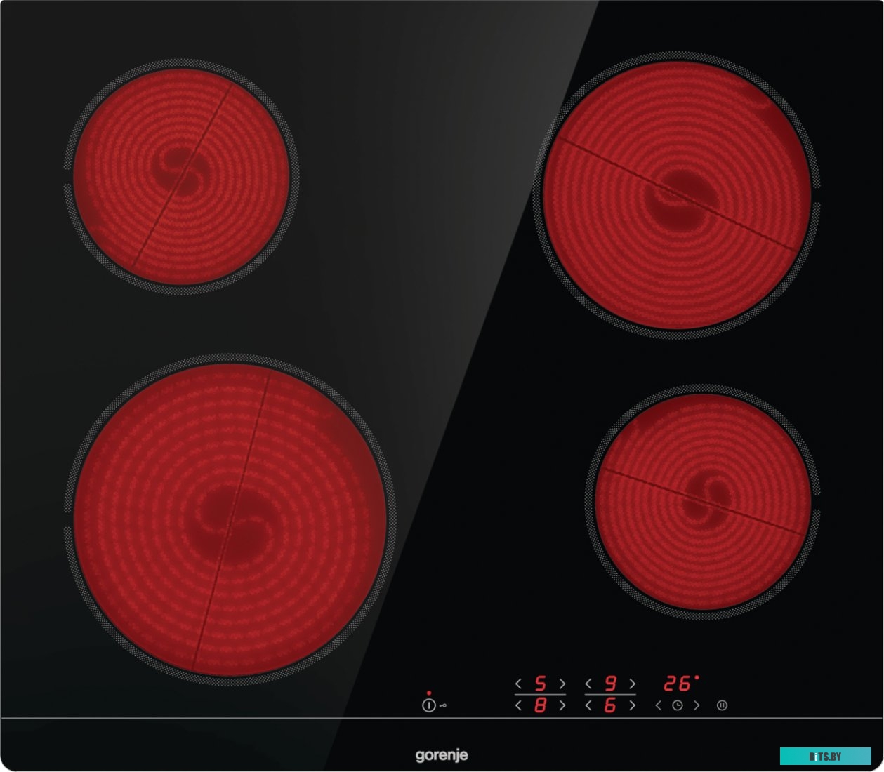 CT41SC Варочная поверхность Gorenje CT41SC черный