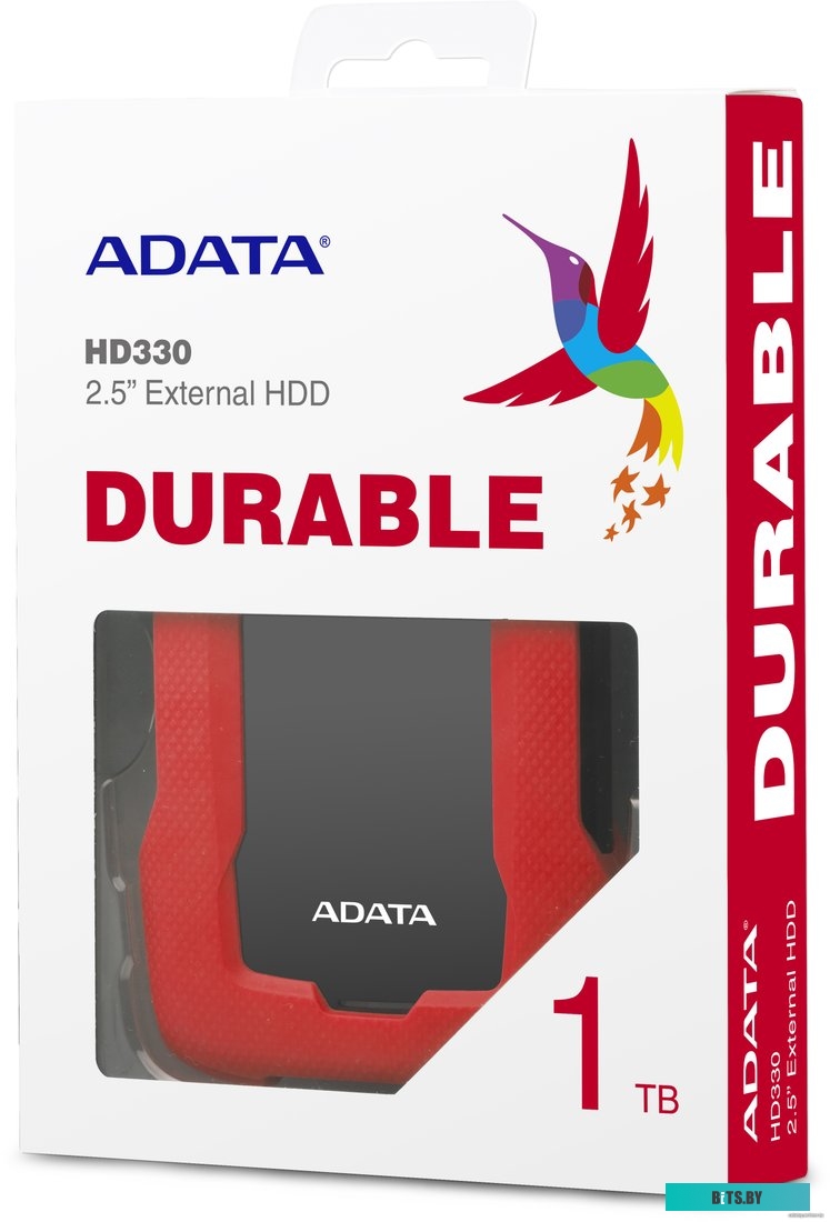 Внешний жесткий диск ADATA HD330 AHD330-1TU31-CRD 1TB (красный)