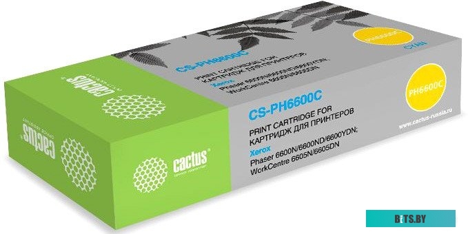 Картридж Cactus CS-PH6600C 106R02233.