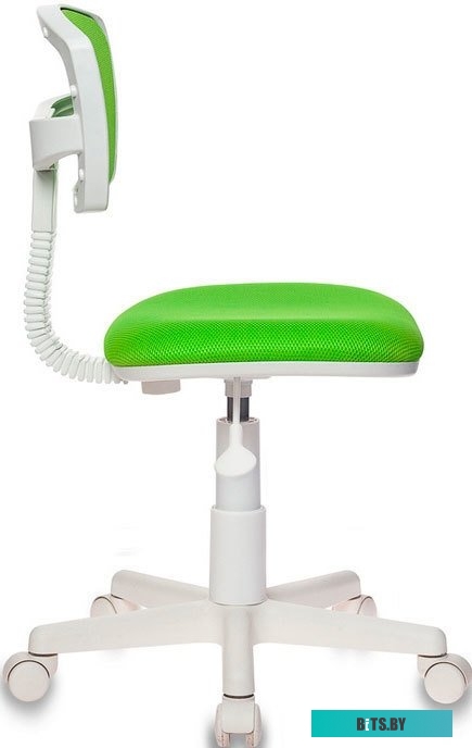 CH-W299/SD/TW-18 Кресло детское Бюрократ CH-W299 салатовый TW-03A TW-18 сетка/ткань крестов. пластик пластик белый