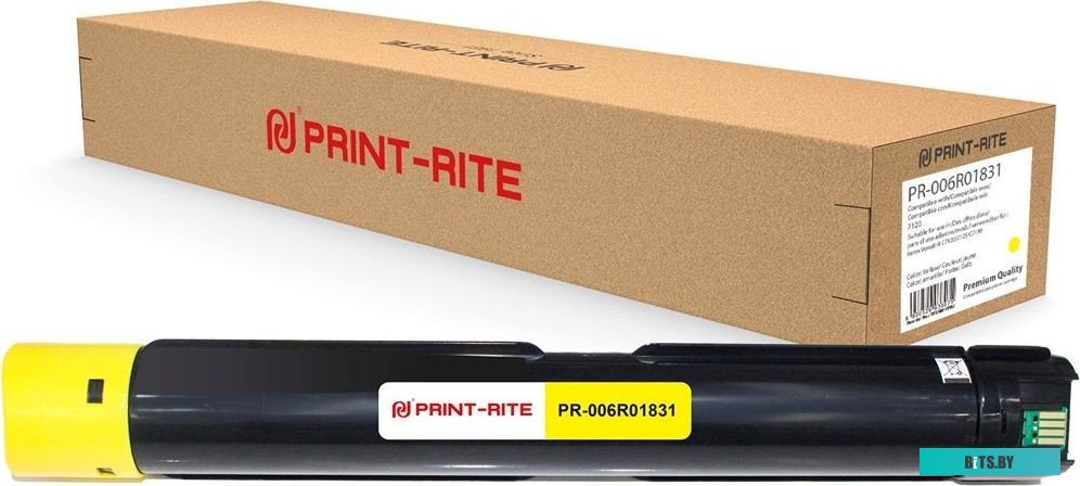 PR-006R01831 Картридж лазерный Print-Rite TFXAM1YPRJ PR-006R01831 006R01831 желтый (16500стр.) для Xerox WorkCentre 7120/7125/7220/7225/7130