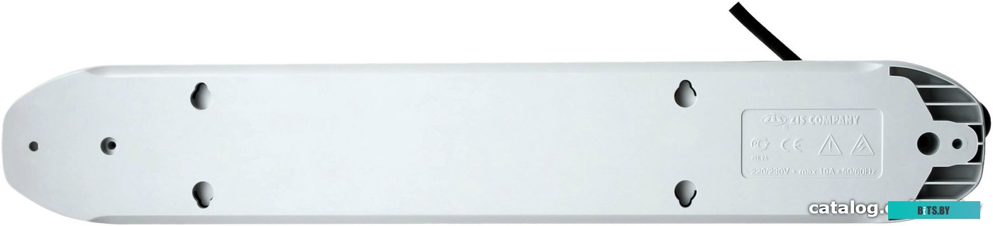 Сетевой фильтр (удлинитель) ZIS Pilot GL 6 розеток, 5 м, белый