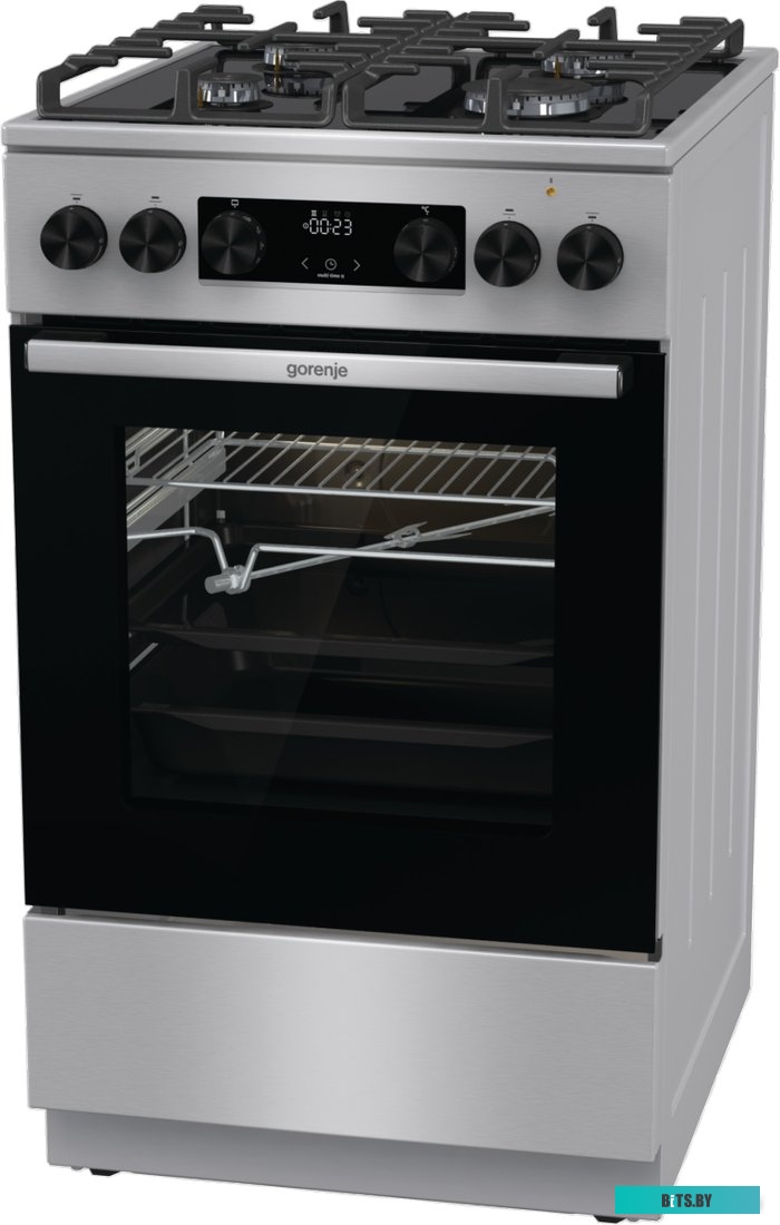 GK5C65XV Плита Комбинированная Gorenje GK5C65XV нержавеющая сталь реш.чугун