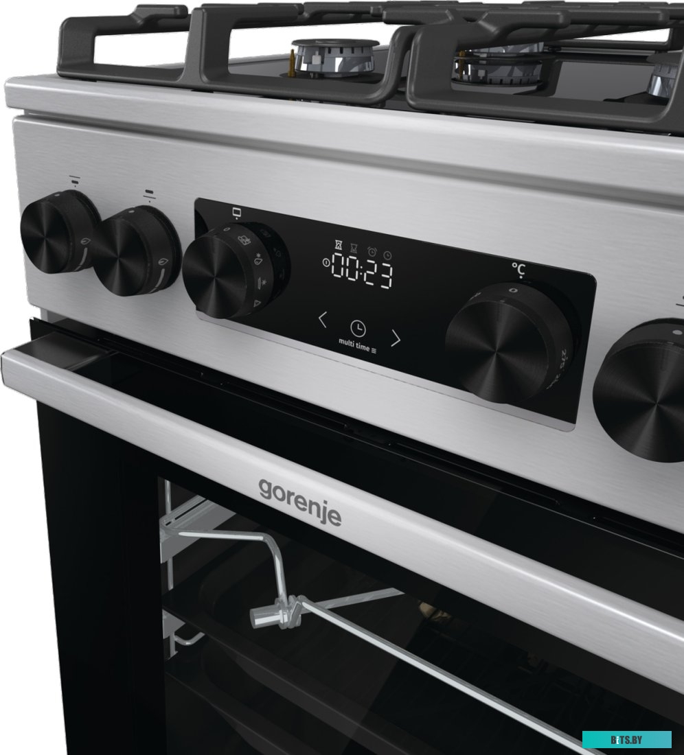 GK5C65XV Плита Комбинированная Gorenje GK5C65XV нержавеющая сталь реш.чугун