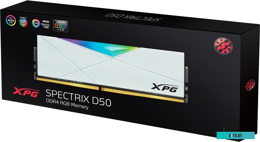 Модуль памяти A-Data XPG Spectrix D50 RGB 32GB DDR4 3600MHz AX4U360032G18I-SW50