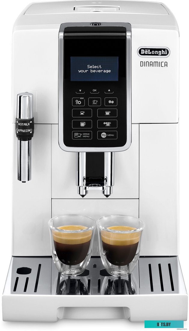 ECAM350.35 W Кофемашина Delonghi Dinamica ECAM350.35.W 1450Вт белый