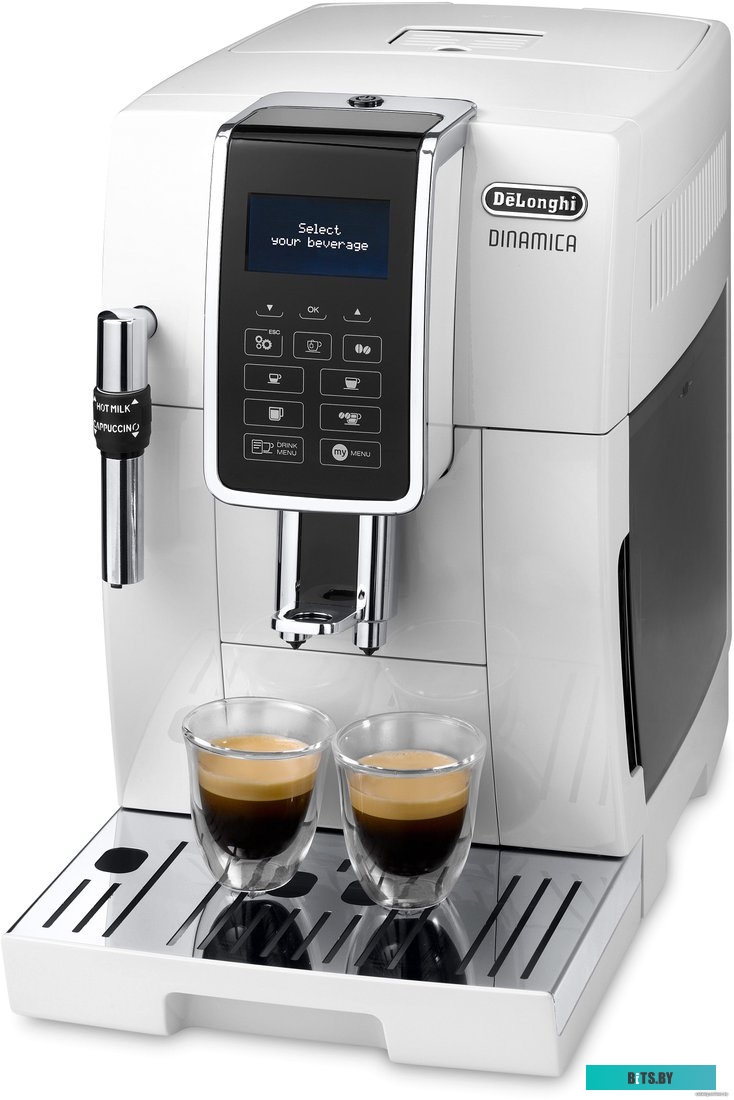 ECAM350.35 W Кофемашина Delonghi Dinamica ECAM350.35.W 1450Вт белый