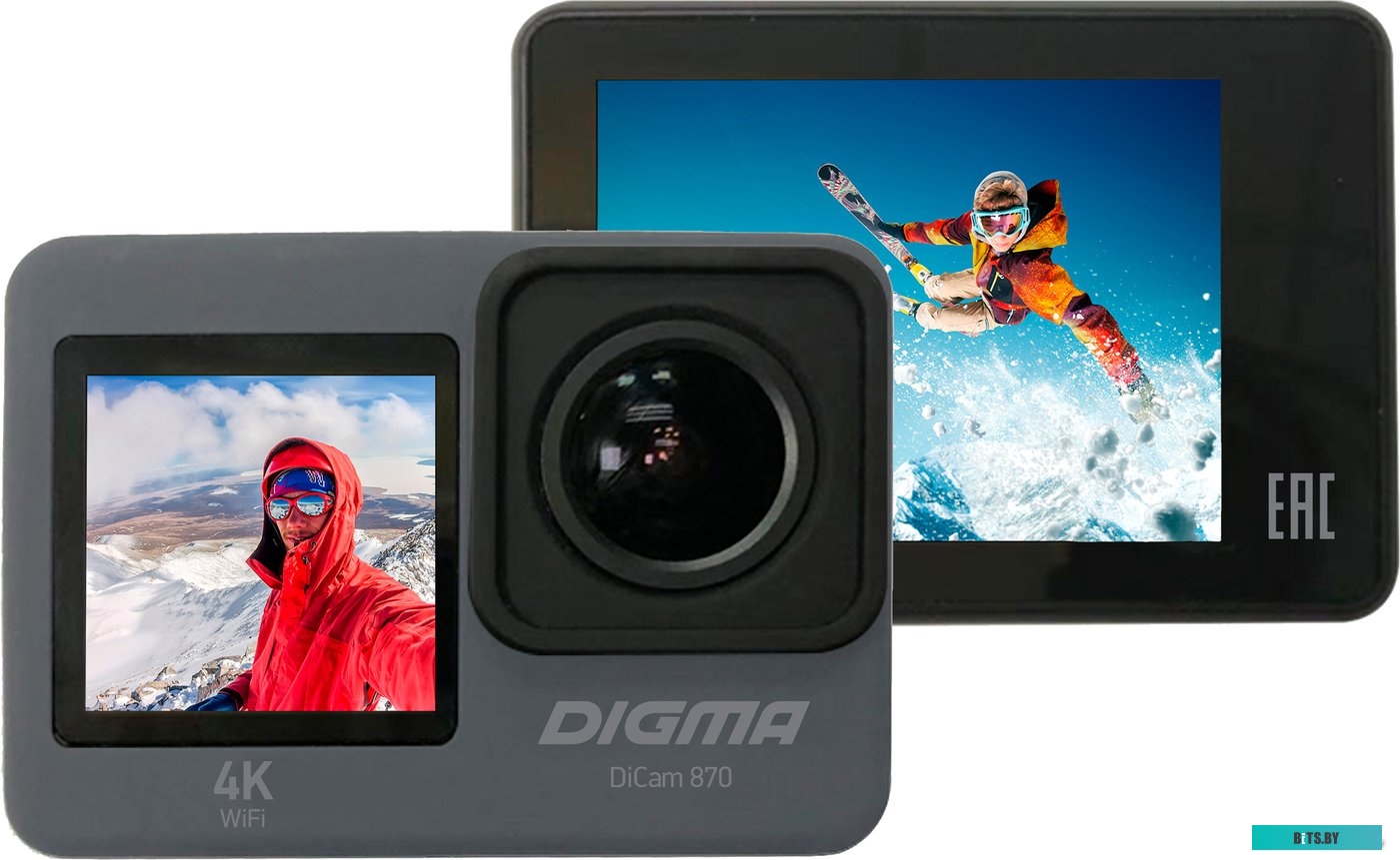 Экшен-камера Digma DiCam 870 <1511727>