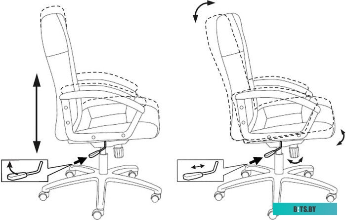 Офисное кресло (Стул) Бюрократ T-9908AXSN-AB