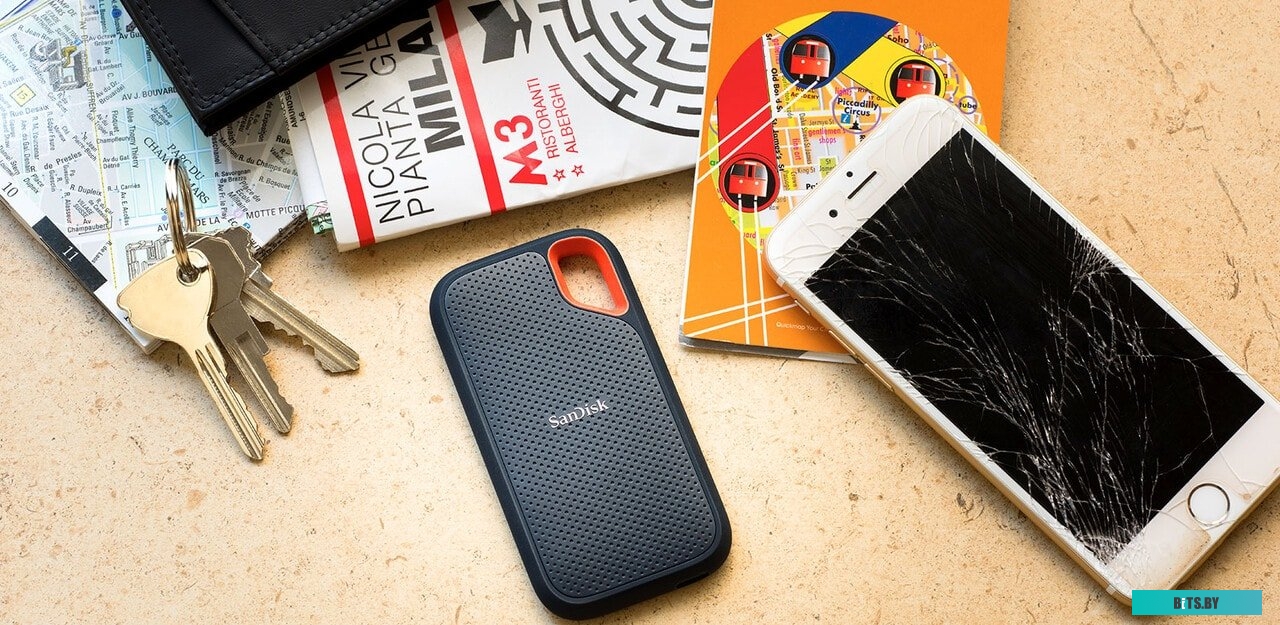 Внешний жесткий диск SanDisk Extreme V2 SDSSDE61-2T00-G25 2TB