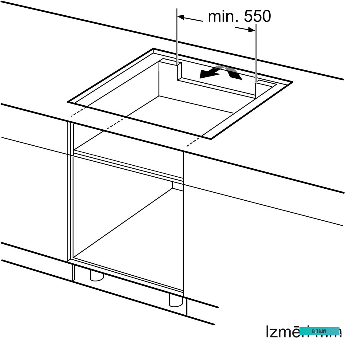 PUE611BB6E Индукционная варочная поверхность Bosch PUE611BB6E черный